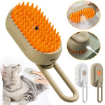 Cat hair removal brush for everyday grooming and detangling