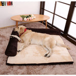 Corduroy dog sofa bed for comfortable everyday rest