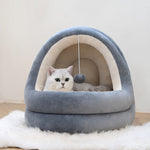 Cozy cat house bed for cats and small dogs