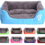 Cozy winter dog nest bed with soft PP cotton filling