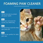 Dog using paw cleaner after an outdoor walk