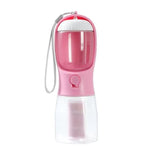 Foldable dog water bottle for travel and walks