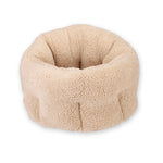 Soft plush calming dog and cat bed