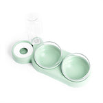 Raised dog and cat feeder for comfortable mealtimes
