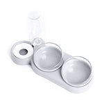 Elevated pet feeder available in multiple colors